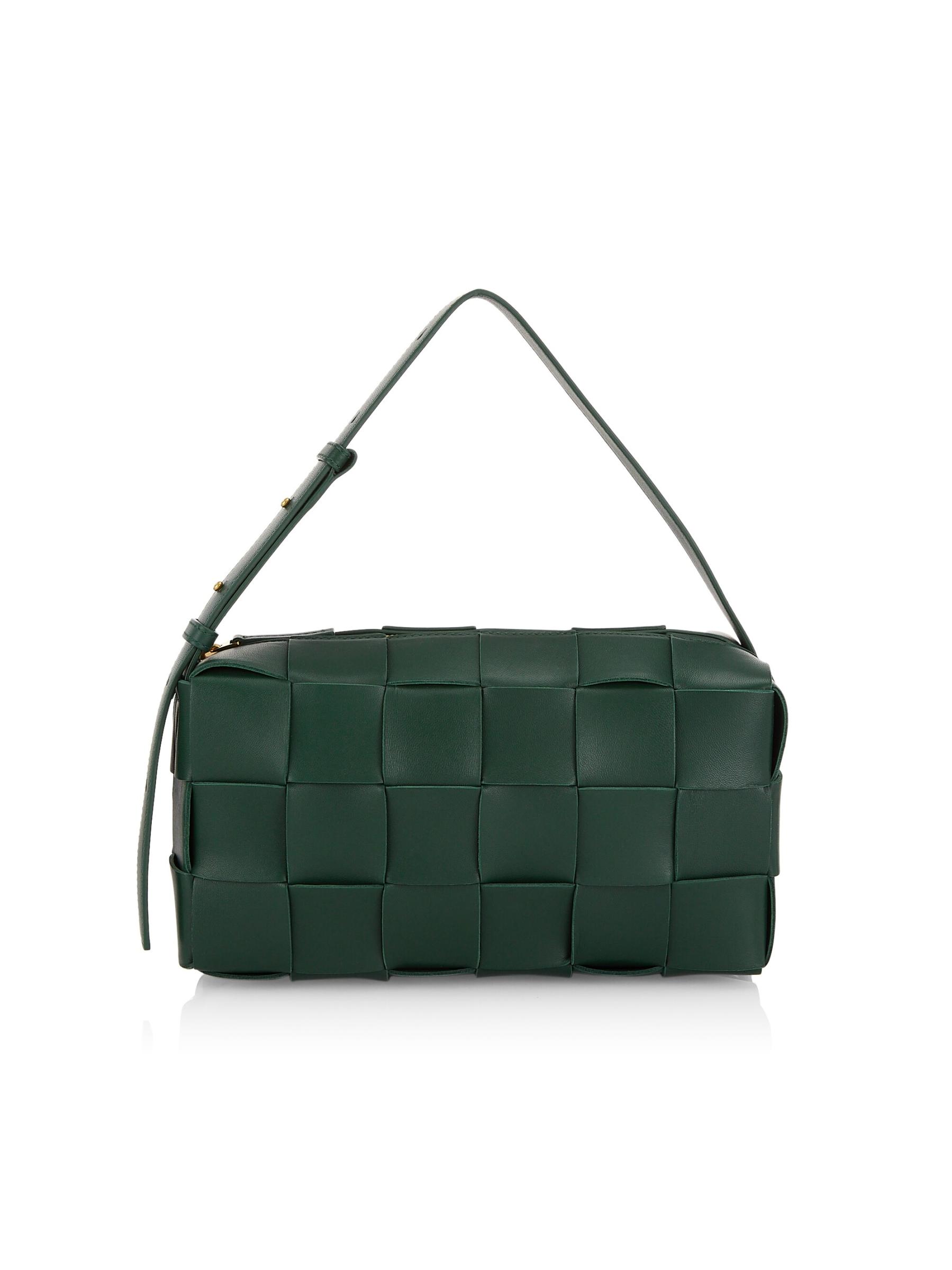 Shop Bottega Veneta - Cassette Leather Shoulder Bag | Saks