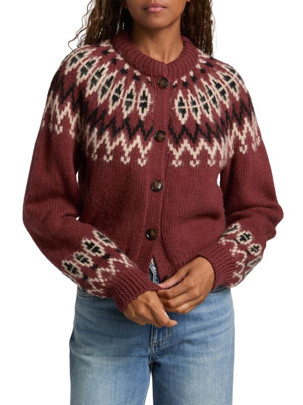 #2: كارديجان كلارك من الصوف - جزيرة بورجوندي أوليمبيا فير