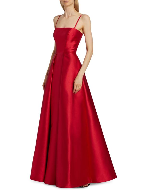 فستان ديان ساتين فيت آند فلير