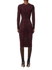 【すぐ届く】ELISABETTA FRANCHI レース シースドレス Elisabetta Franchi - ドレープ オーガンザ シース ドレス を