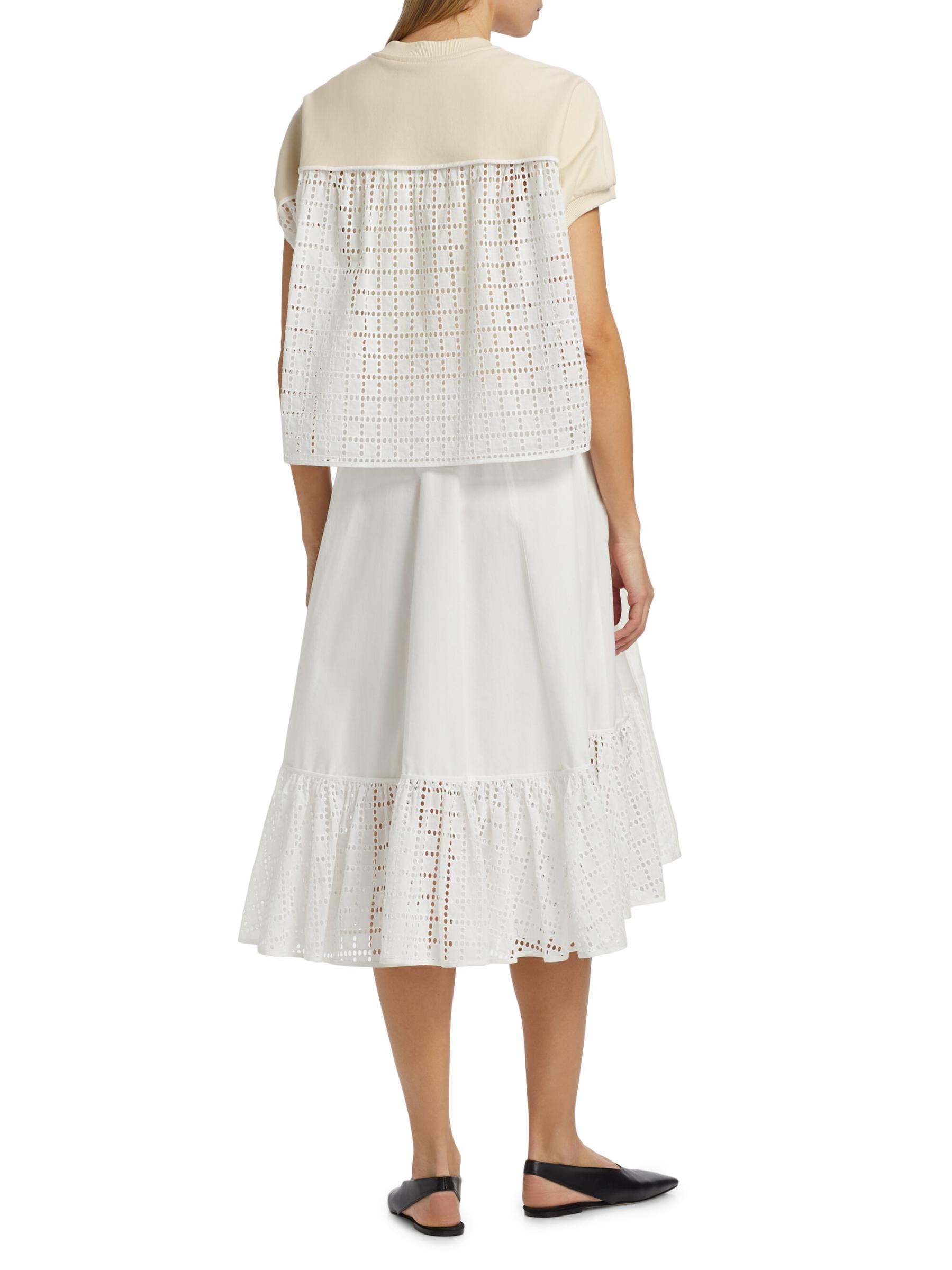 【3.1 Phillip Lim】チェック柄オーガンザのフリルヘムドレス Designer Men's & Women's Apparel & Accessories | 3.1 Phillip Lim