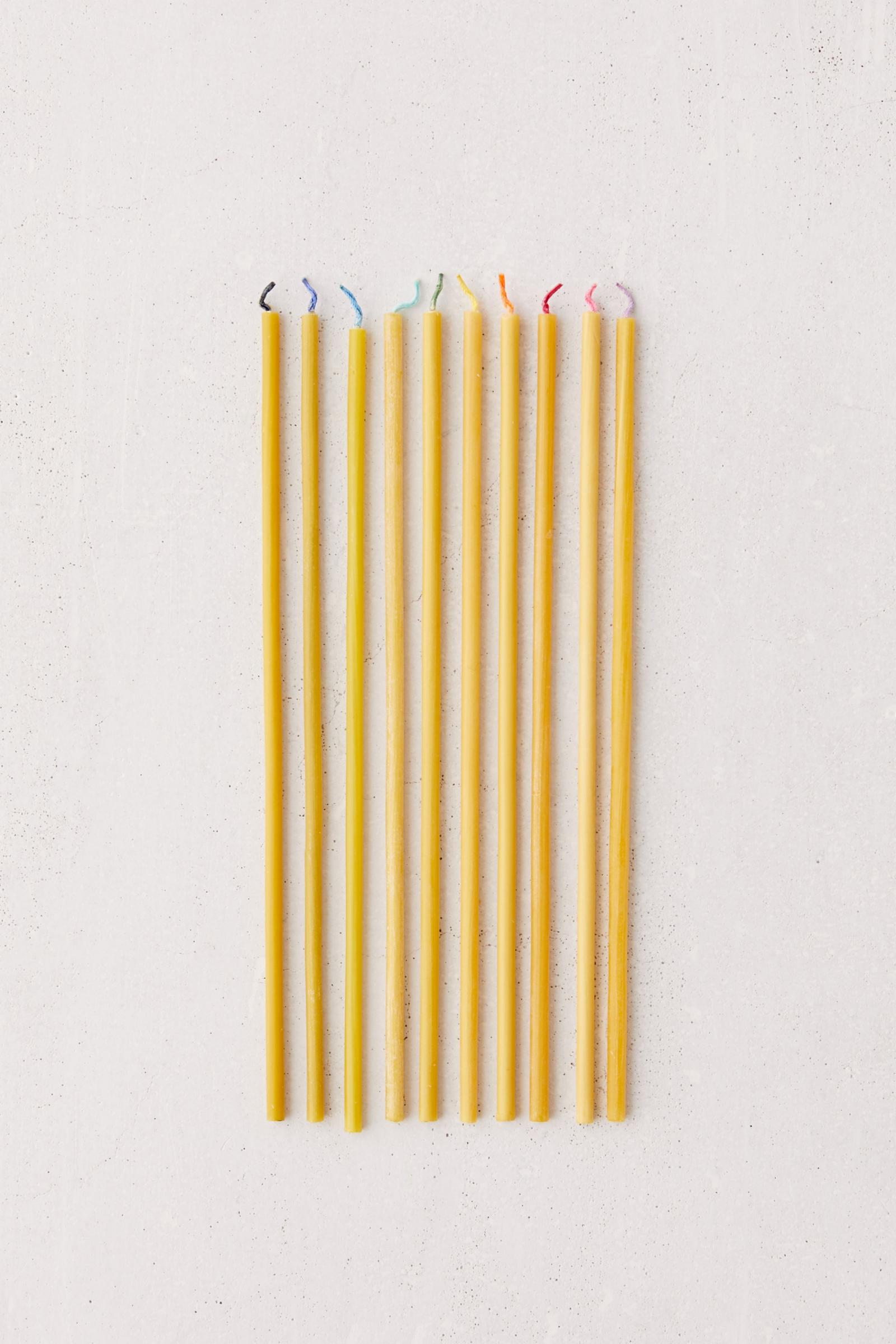 Slim Taper Candle Set Of 10 Urban Outfitters Australia