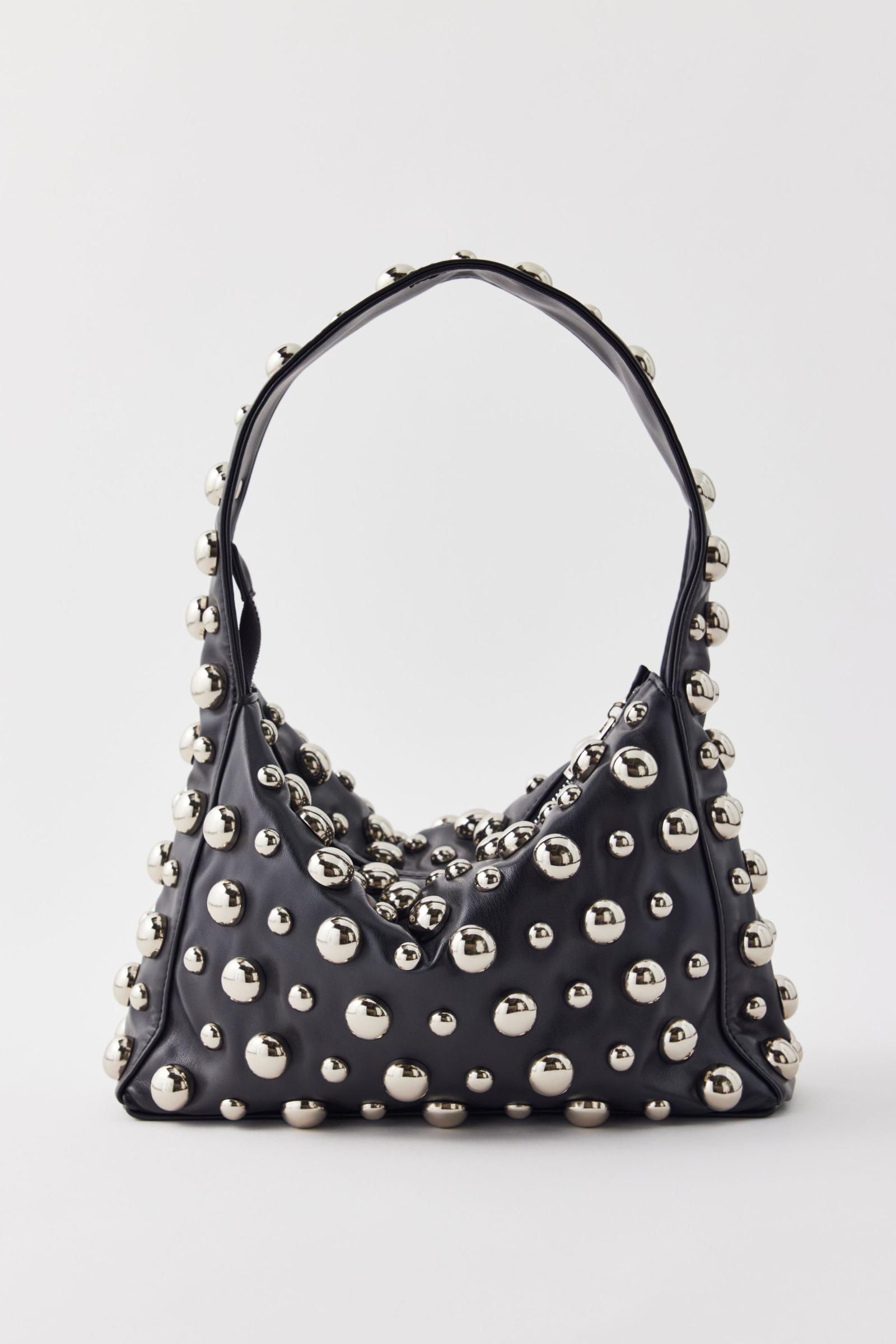 Silence + Noise Mona Studded Shoulder Bag | Urban Outfitters