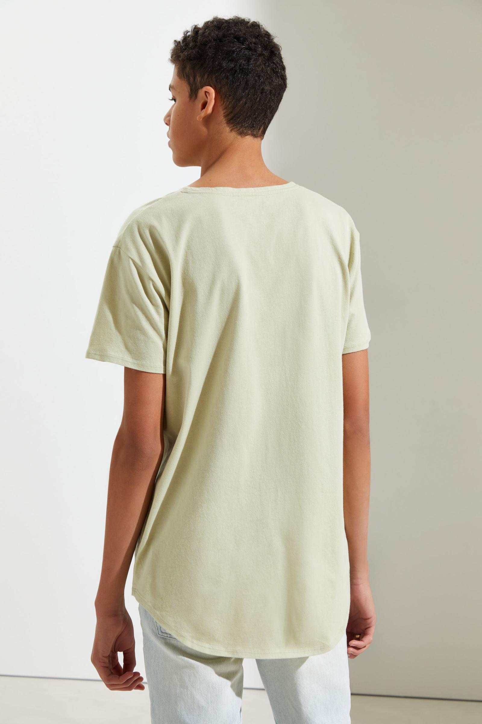 UO Scoop Neck Curved Hem Basic Tee Urban Outfitters Singapore