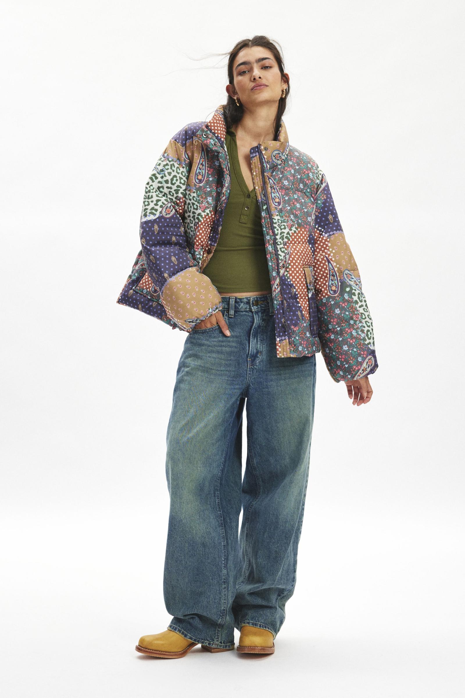 ジャケット・アウター ETHNIC PATCHWORK DESIGN NOCOLLAR JACKET dola - Bandana Patchwork Jacket - dola