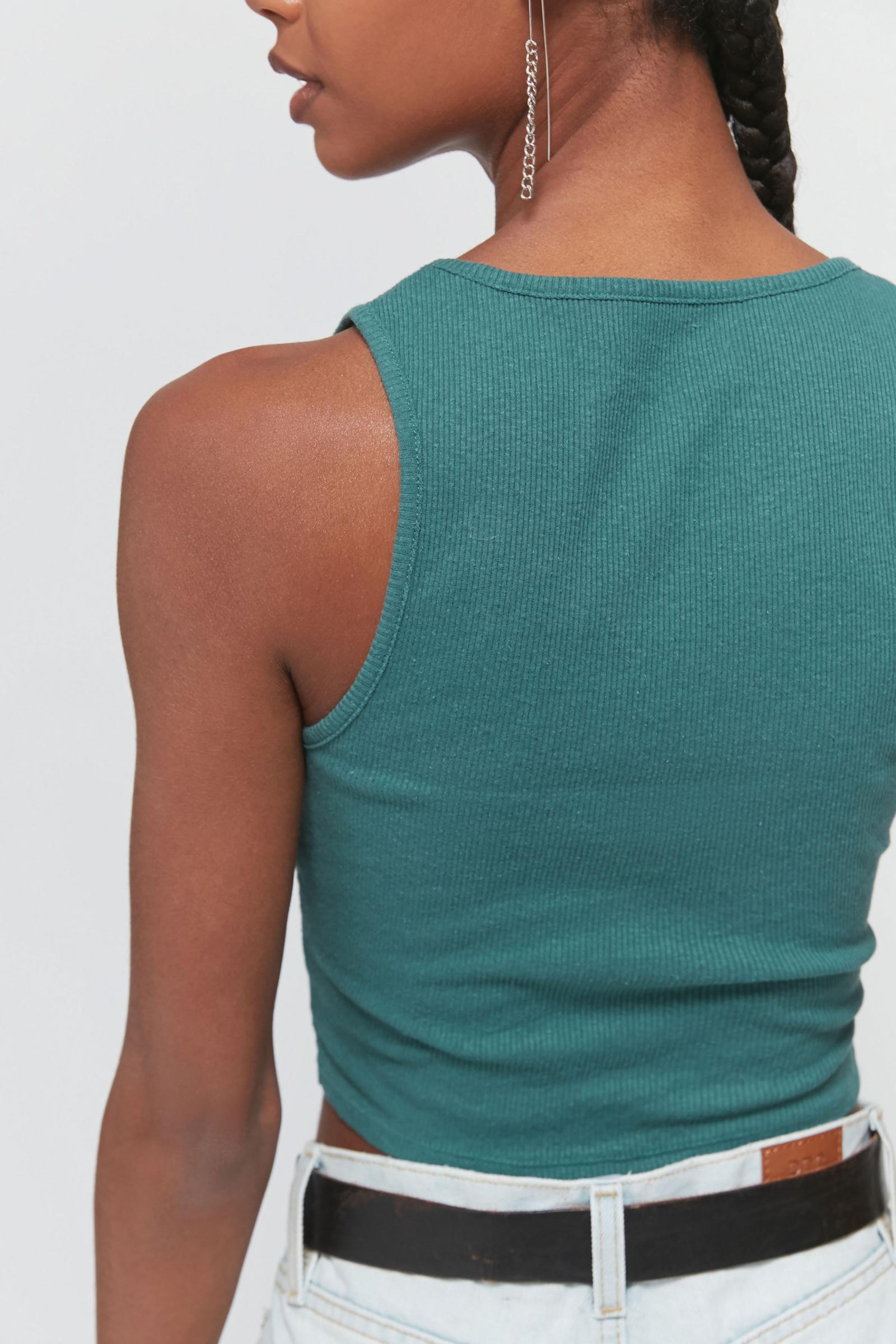 UO TwistFront Tank Top Urban Outfitters Australia