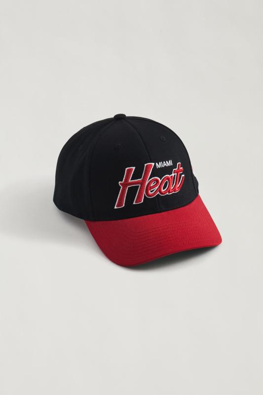 mitchell and ness miami heat beanie