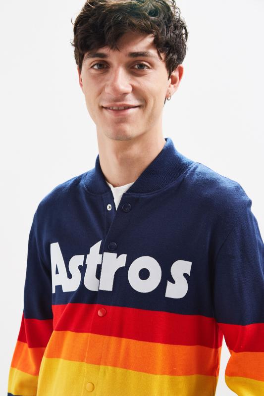 Mitchell & Ness MLB Houston Astros Cardigan Sweater undefined