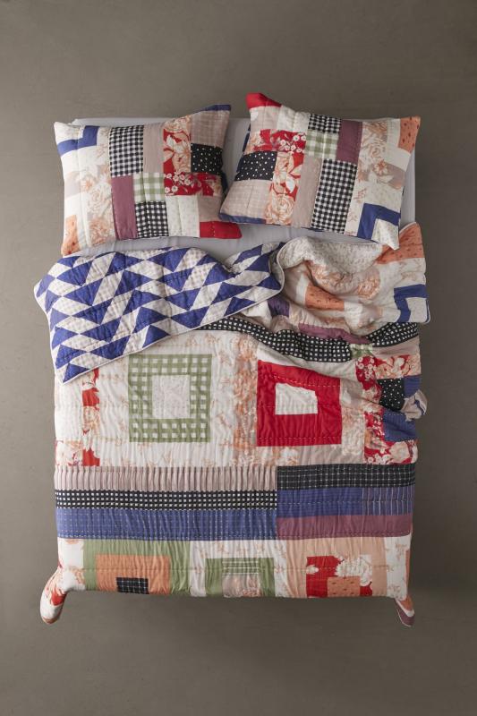 Priscilla Patchwork Print Quilt Urban Outfitters Singapore