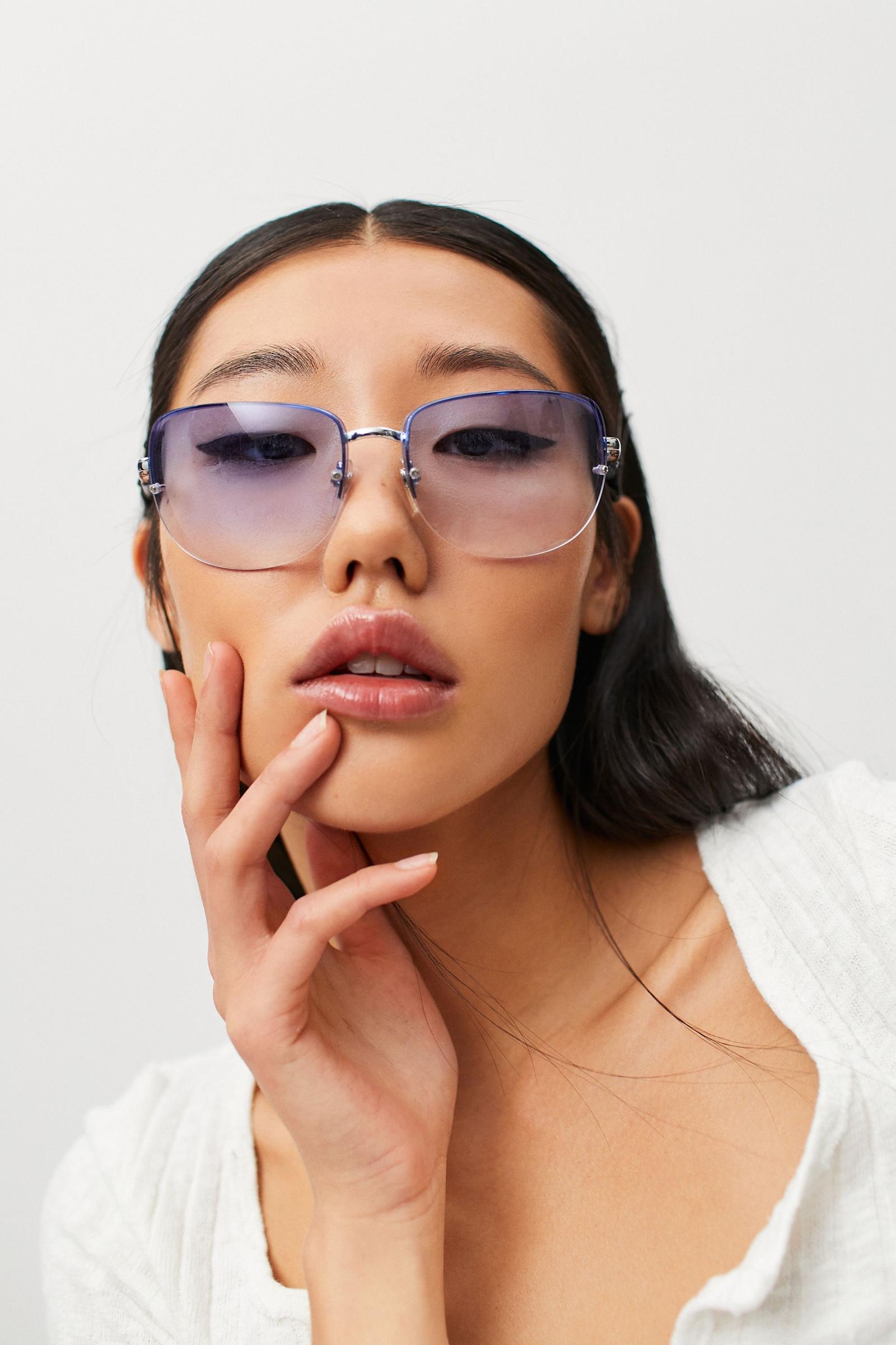 Vintage Baby Blue Sunglasses Urban Outfitters México