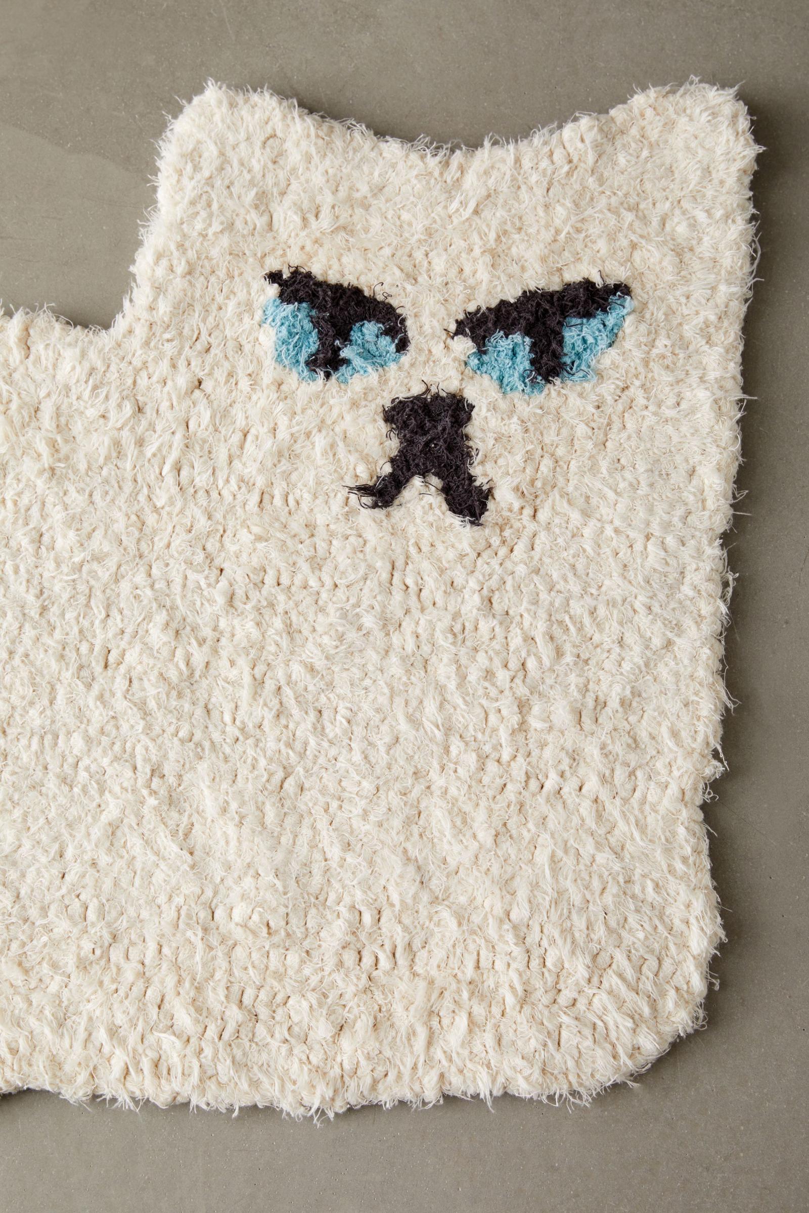 Urban Outfitters Cat Tufted Shag Rug