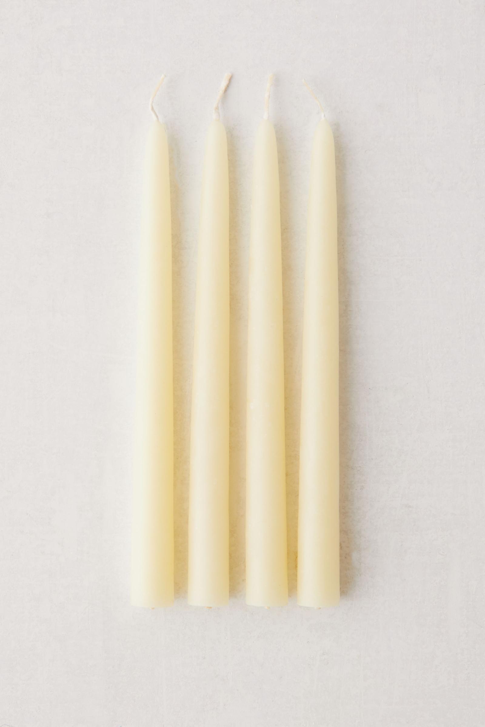 Beeswax Taper Candle Set Of 4 Urban Outfitters Australia