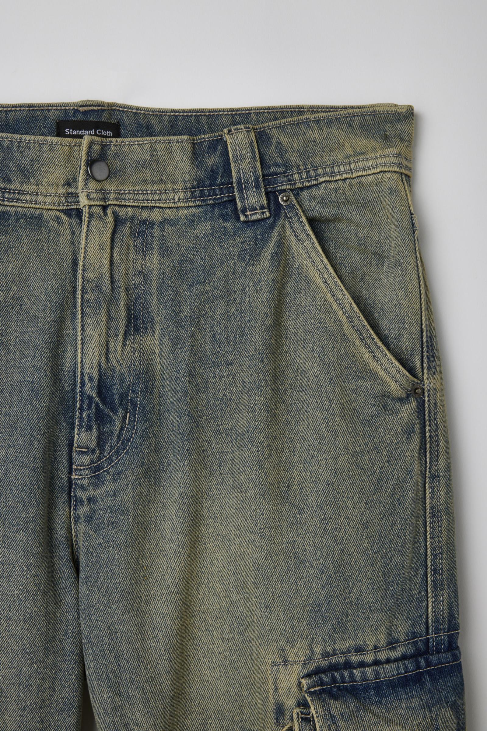 Standard Cloth Standard Cloth Herringbone Twill Flared Cargo Pant