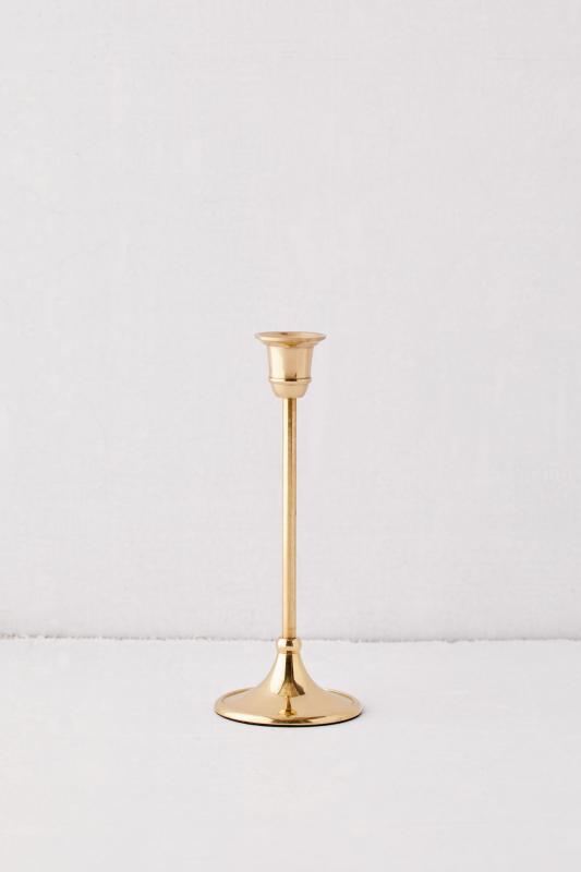 Elizabeth Antiqued Taper Candle Holder undefined