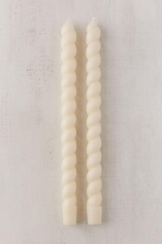 Swirl Taper Candle Set Urban Outfitters Australia Official Site