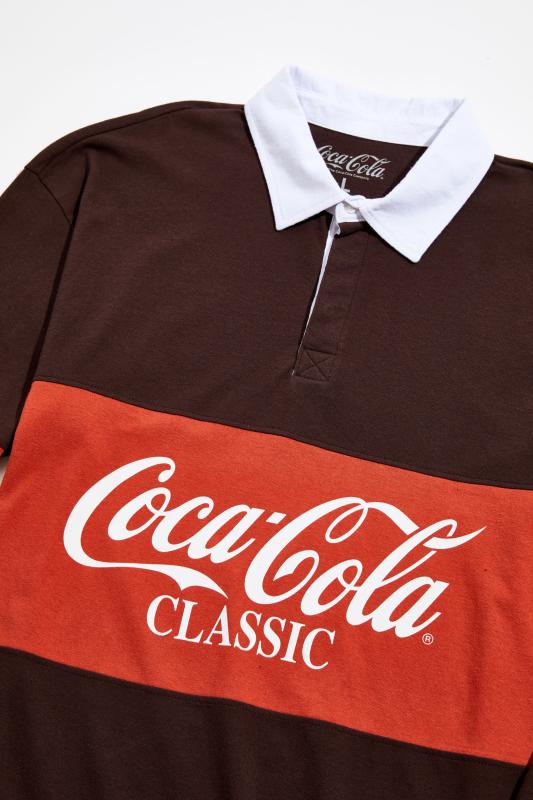 coca cola rugby shirt urban outfitters