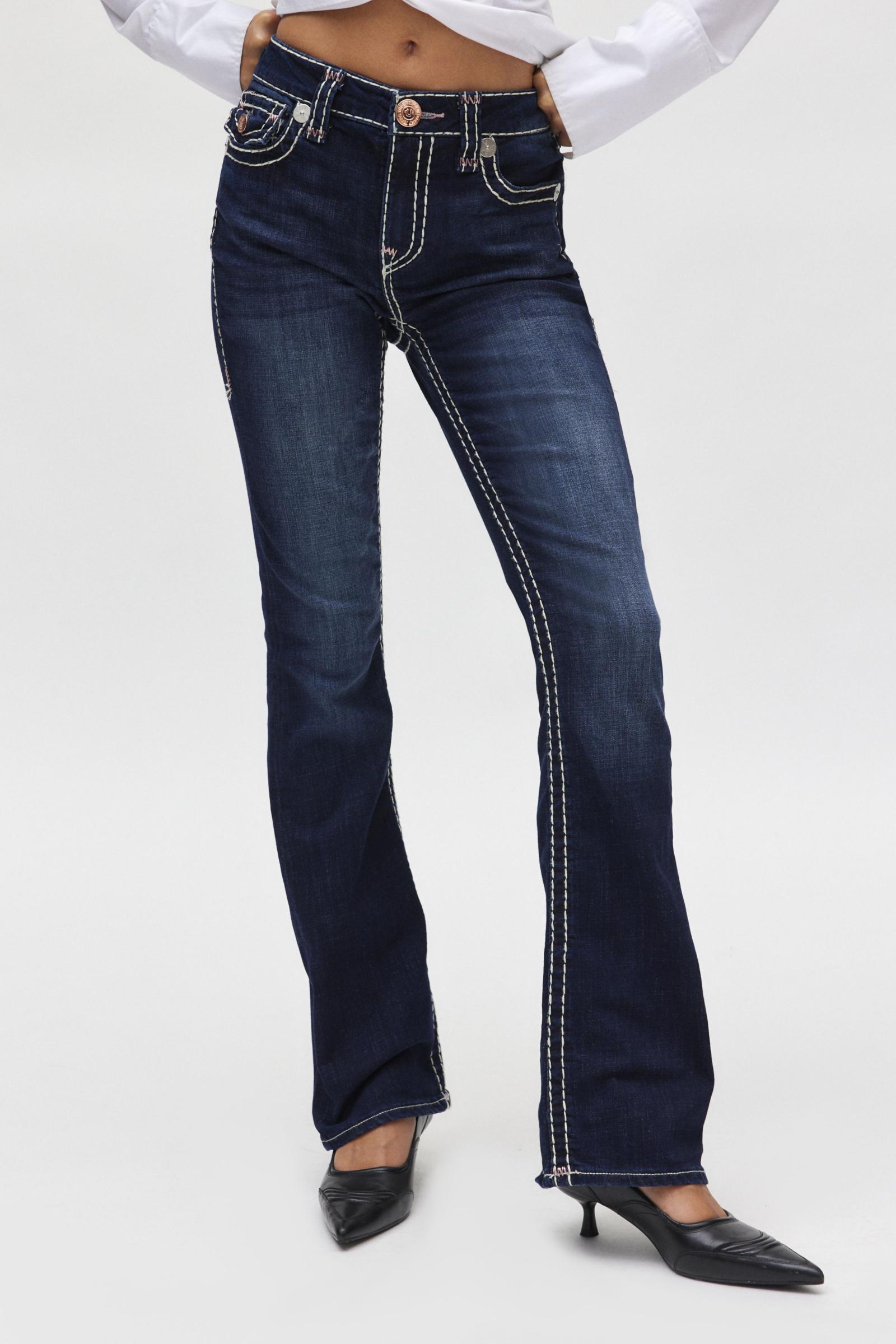 TRUE RELIGION BECCA ミッドライズ ブーツカット ジーンズ BECCA MID RISE BIG T BOOTCUT JEAN - Tribeca Twilight | True