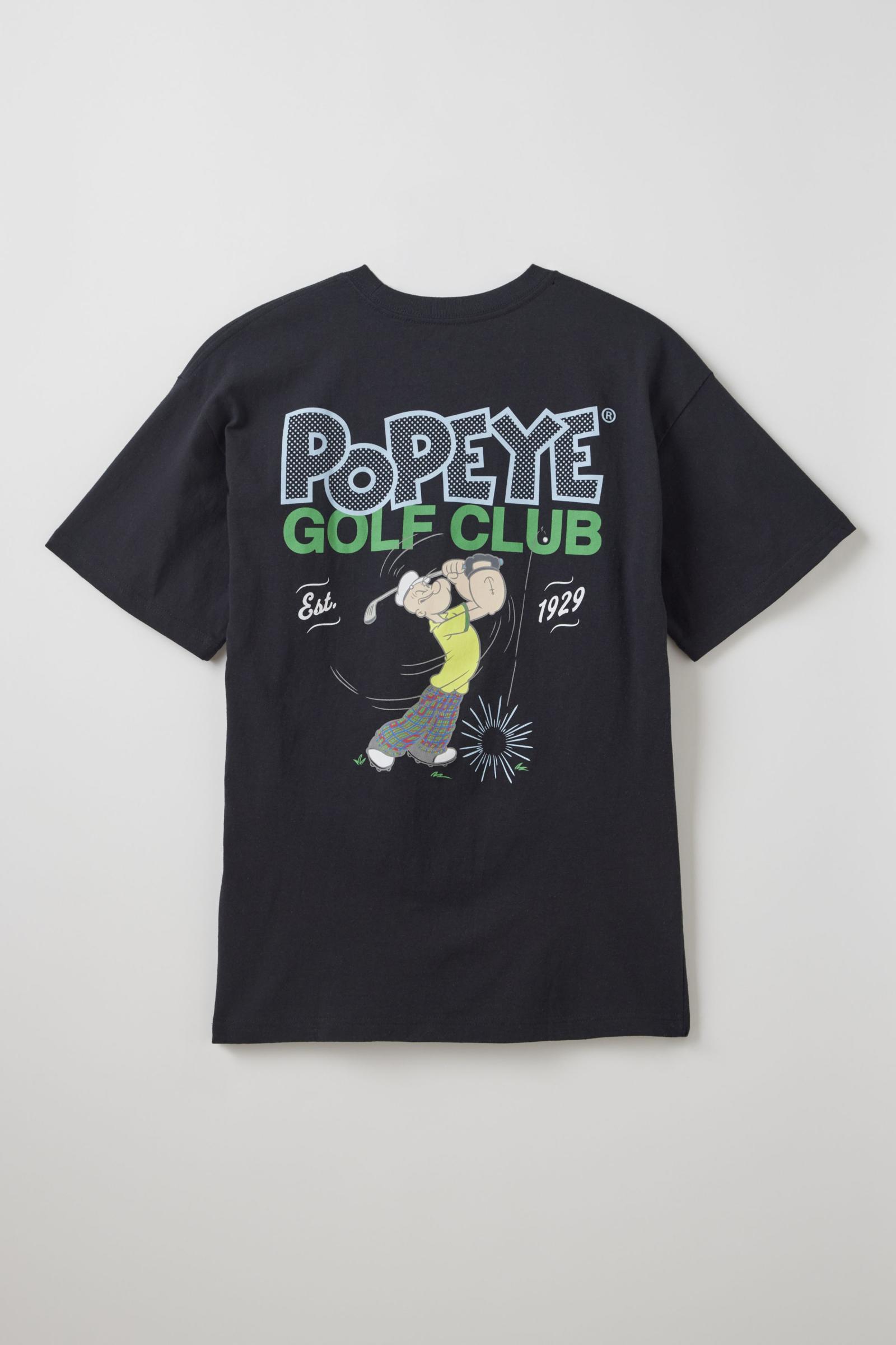 ポパイ・ゴルフ・クラブ・コットン・グラフィックTシャツ
