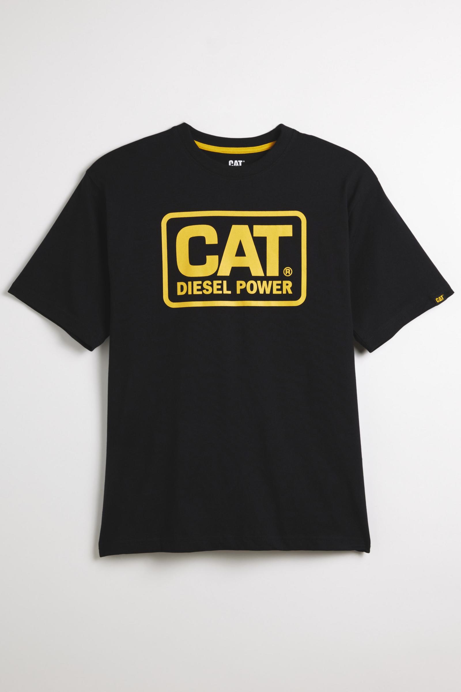 Camisetas Caterpillar Diesel Power Hombre Gris Precio Camiseta