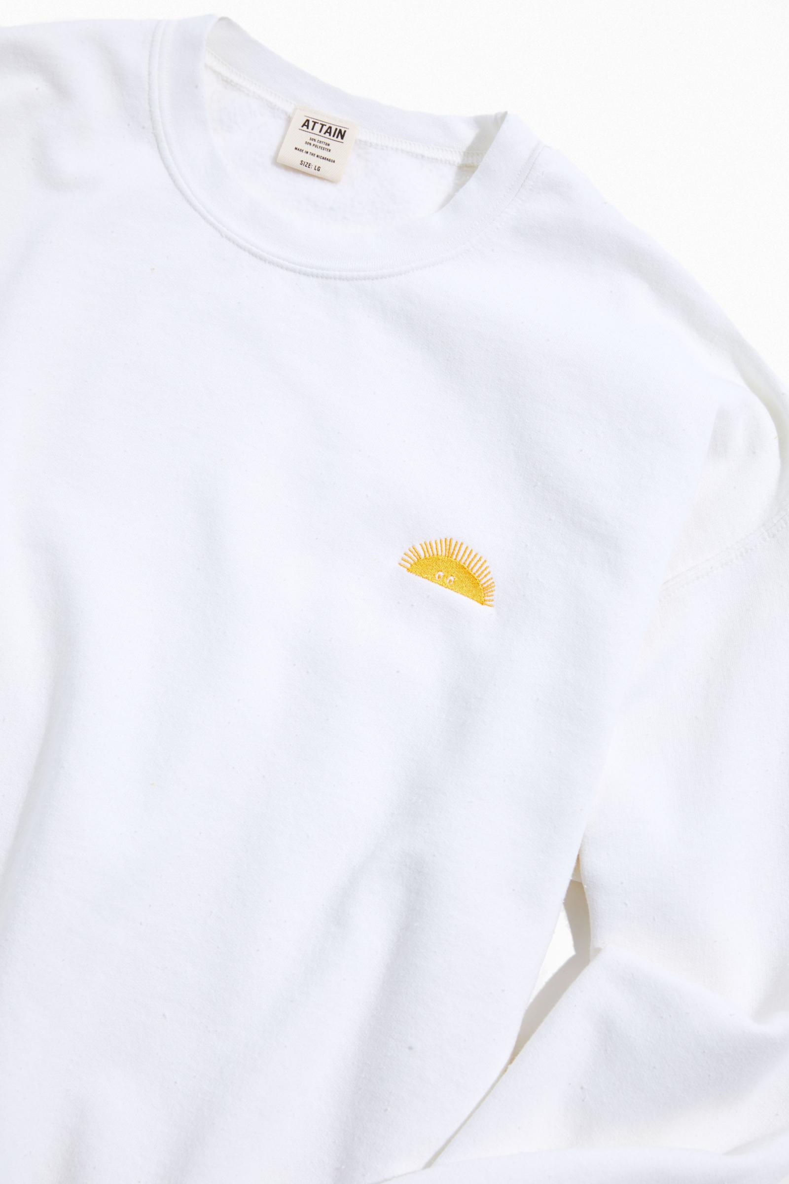 Sun Crew Neck Sweatshirt Urban Outfitters 日本