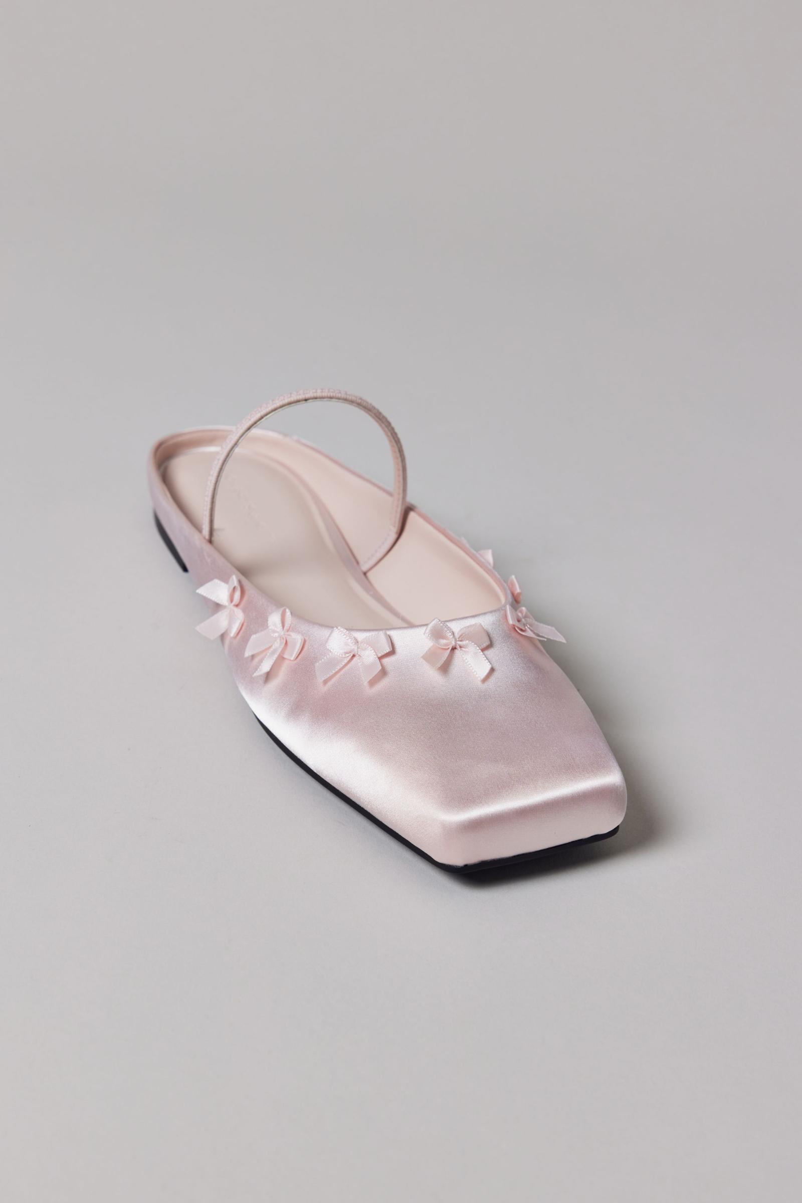 CHARLES & KEITH satin bow sandal