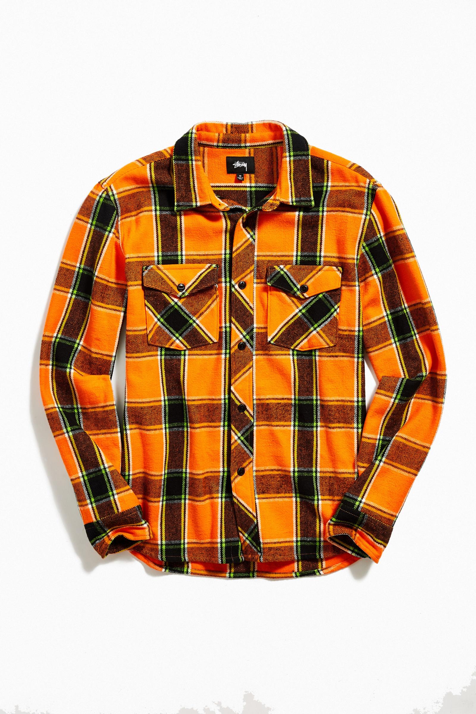 stussy patchwork flannel