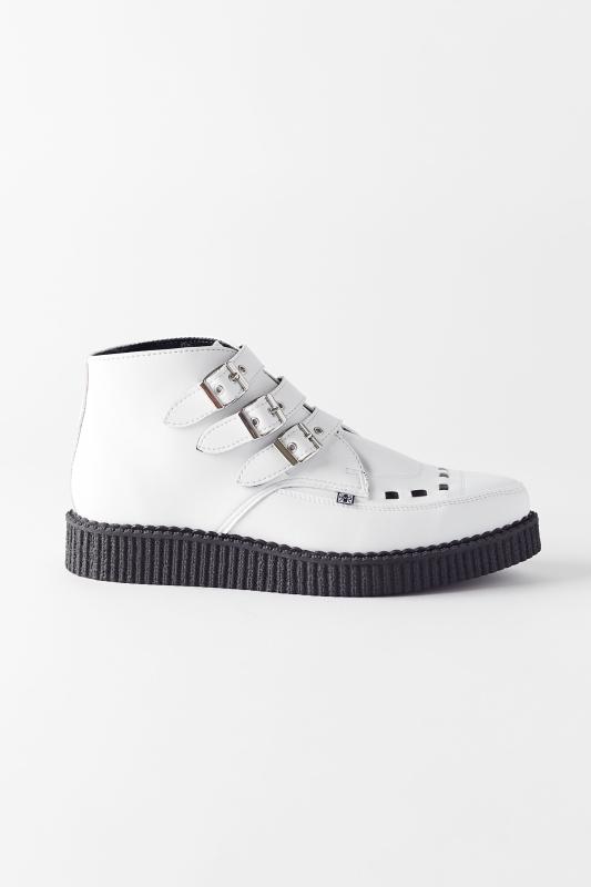 T.U.K. TUKskin™ Pointed 3Buckle Creeper Boot Urban Outfitters Australia