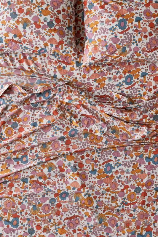 Mushroom And Flowers Sheet Set Urban Outfitters Australia Official Site