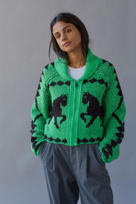 sunset zip up sweater bdg