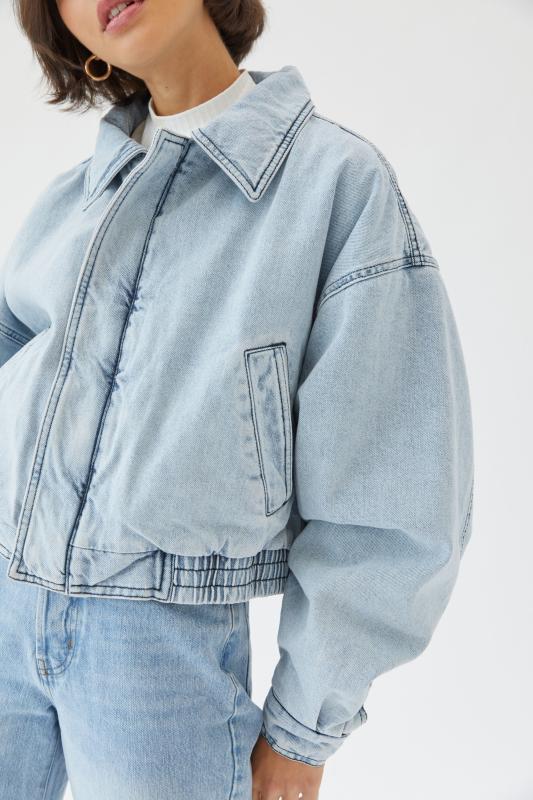 BDG Kaitlyn Denim Bomber Jacket 어반 아웃피터스 코리아