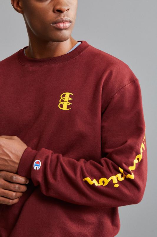 Champion triple c logo crew neck sweatshirt Clearance