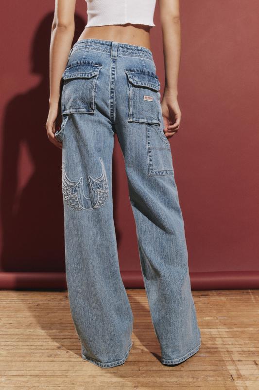 True Religion Jesse Horseshoe Baggy Utility Jean Wind Song Urban