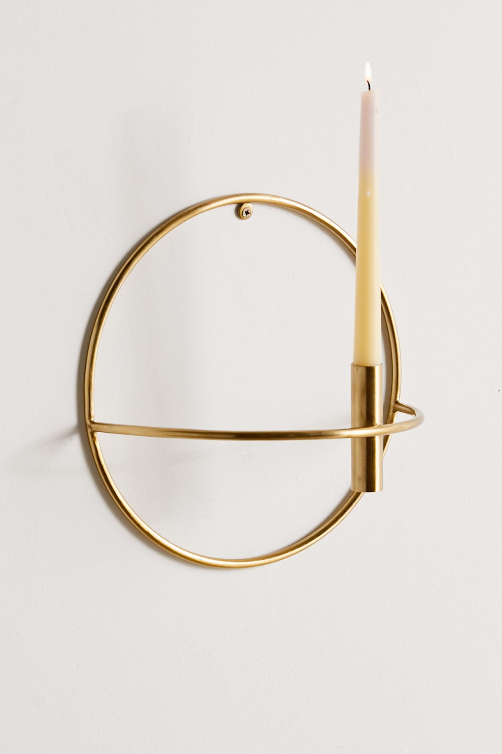Metal WallMounted Taper Candle Holder Urban Outfitters 台灣