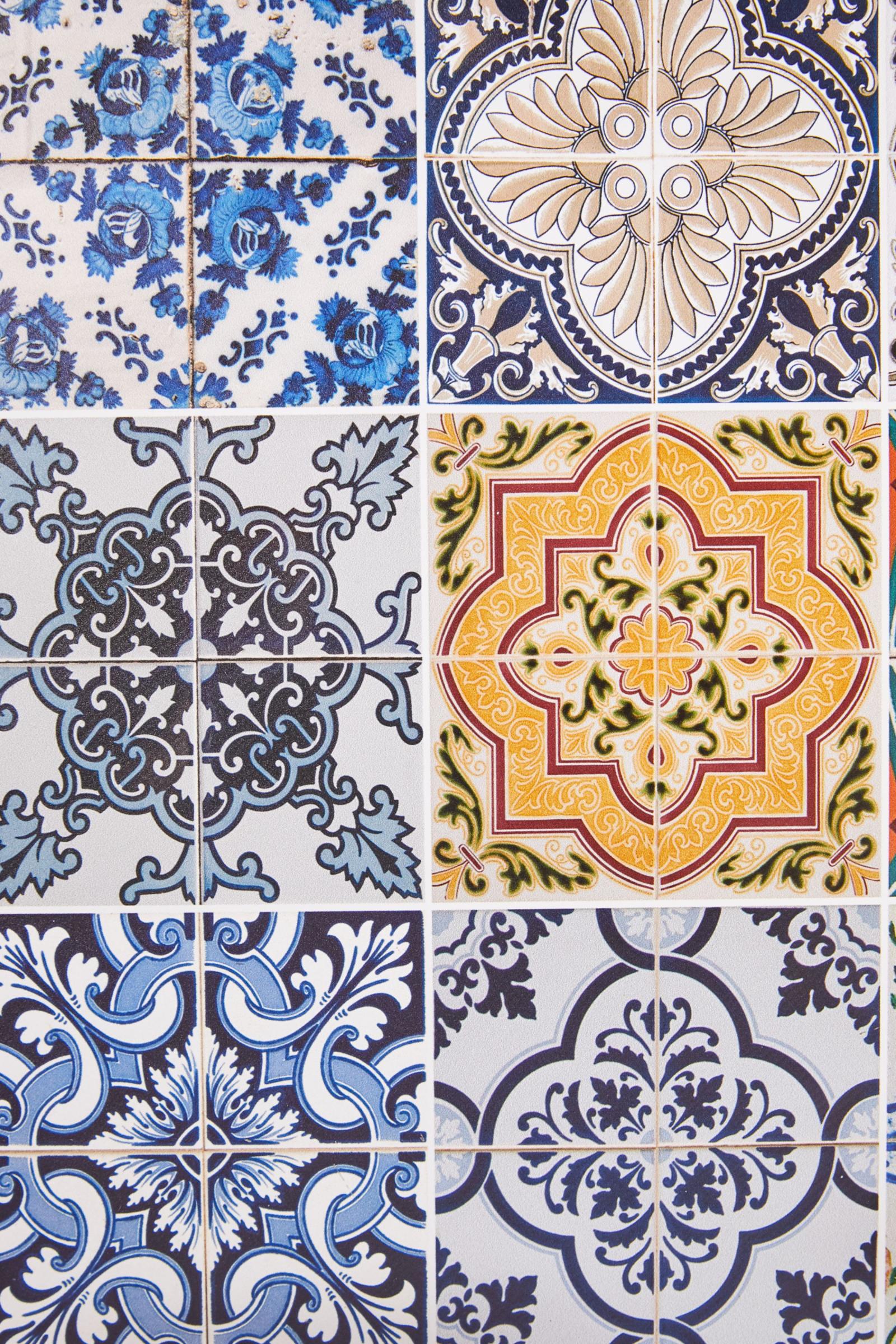 Multi Azulejos Kitchen Tile Decal Urban Outfitters Singapore