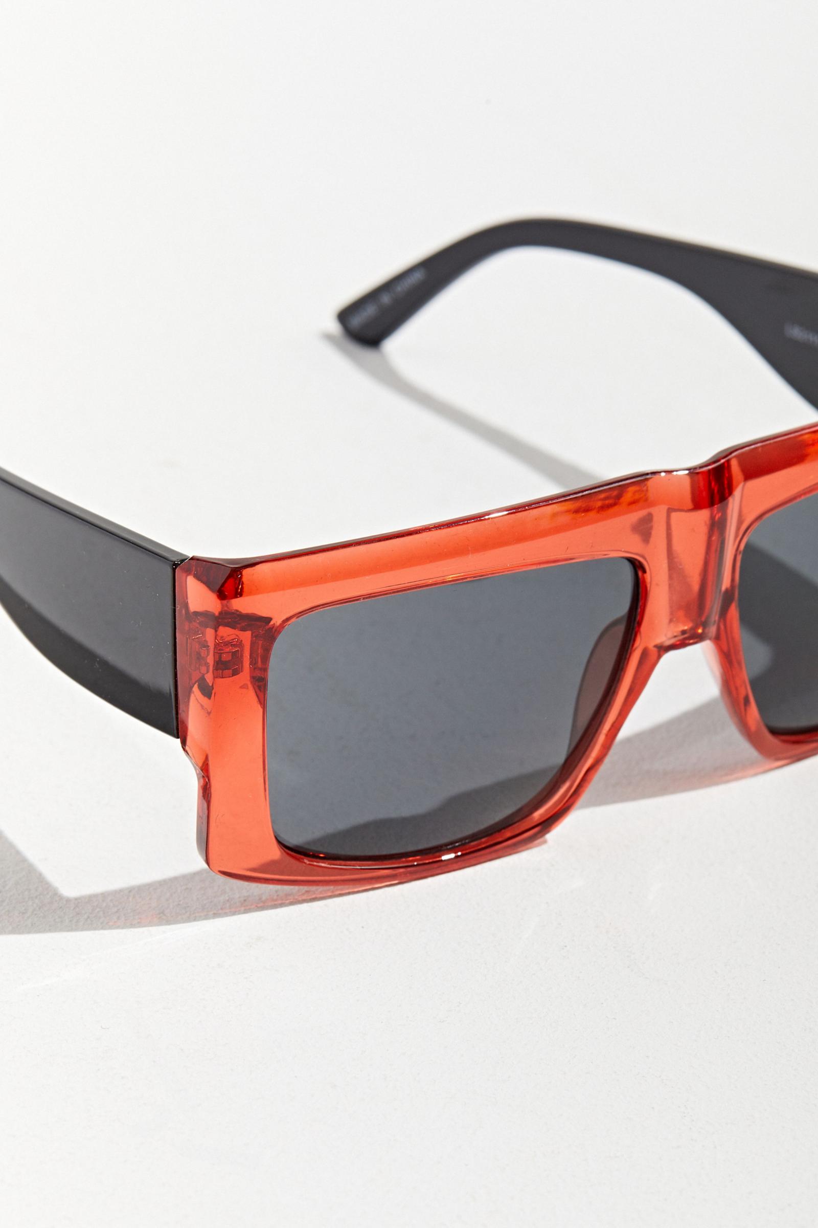 Ace Chunky Rectangle Sunglasses Urban Outfitters México