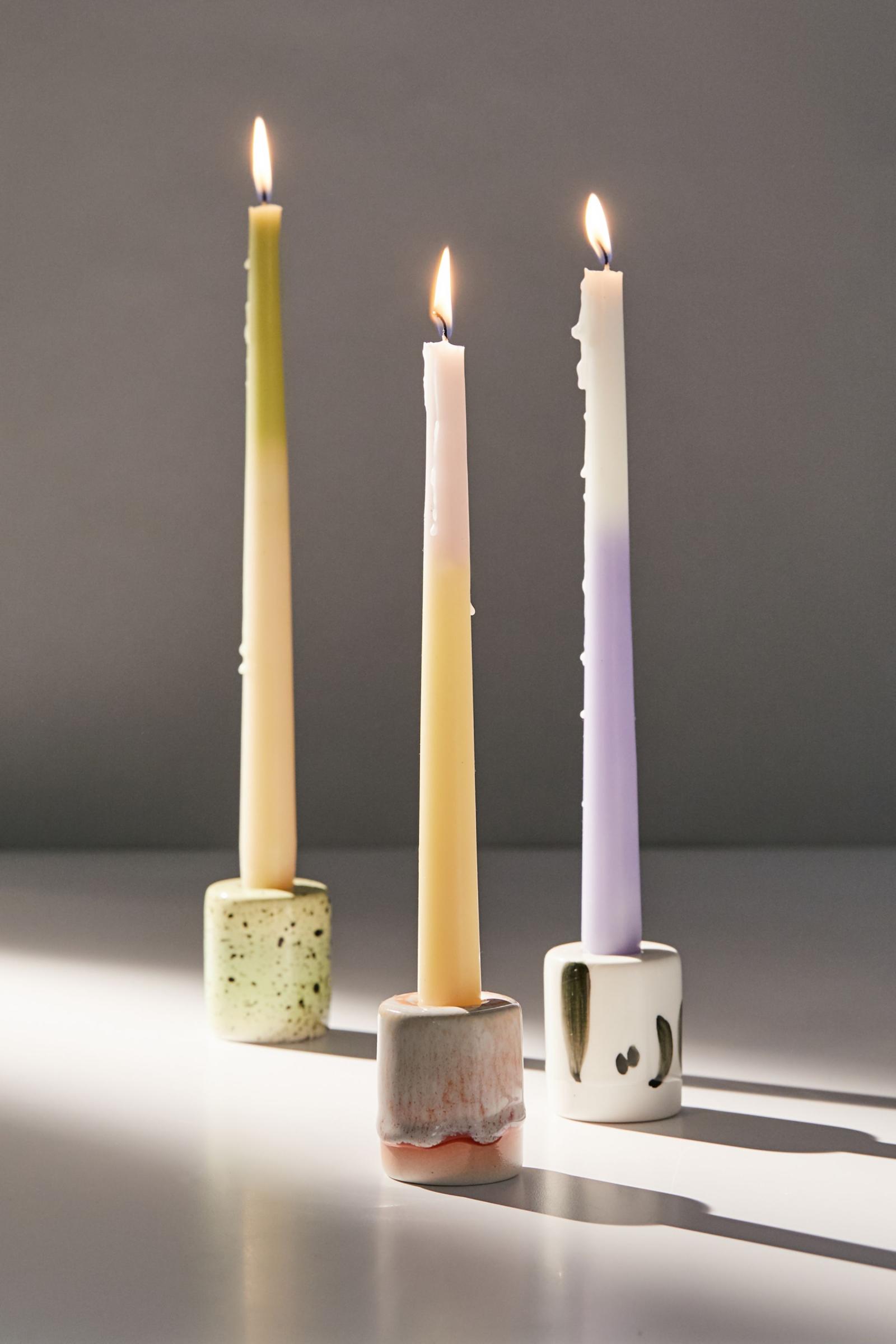Reactive Ceramic Taper Candle Holder Urban Outfitters Australia