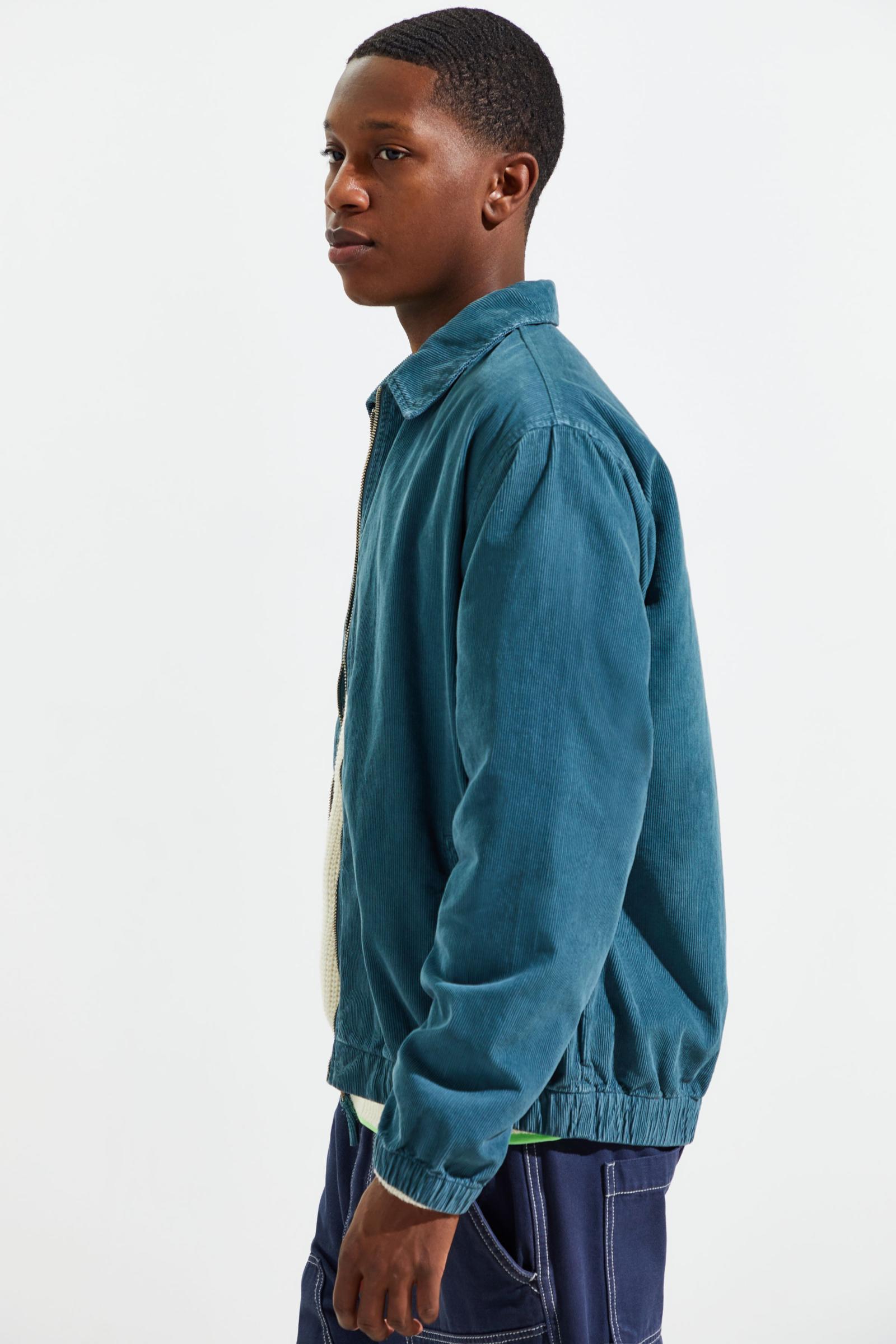mens corduroy harrington jacket
