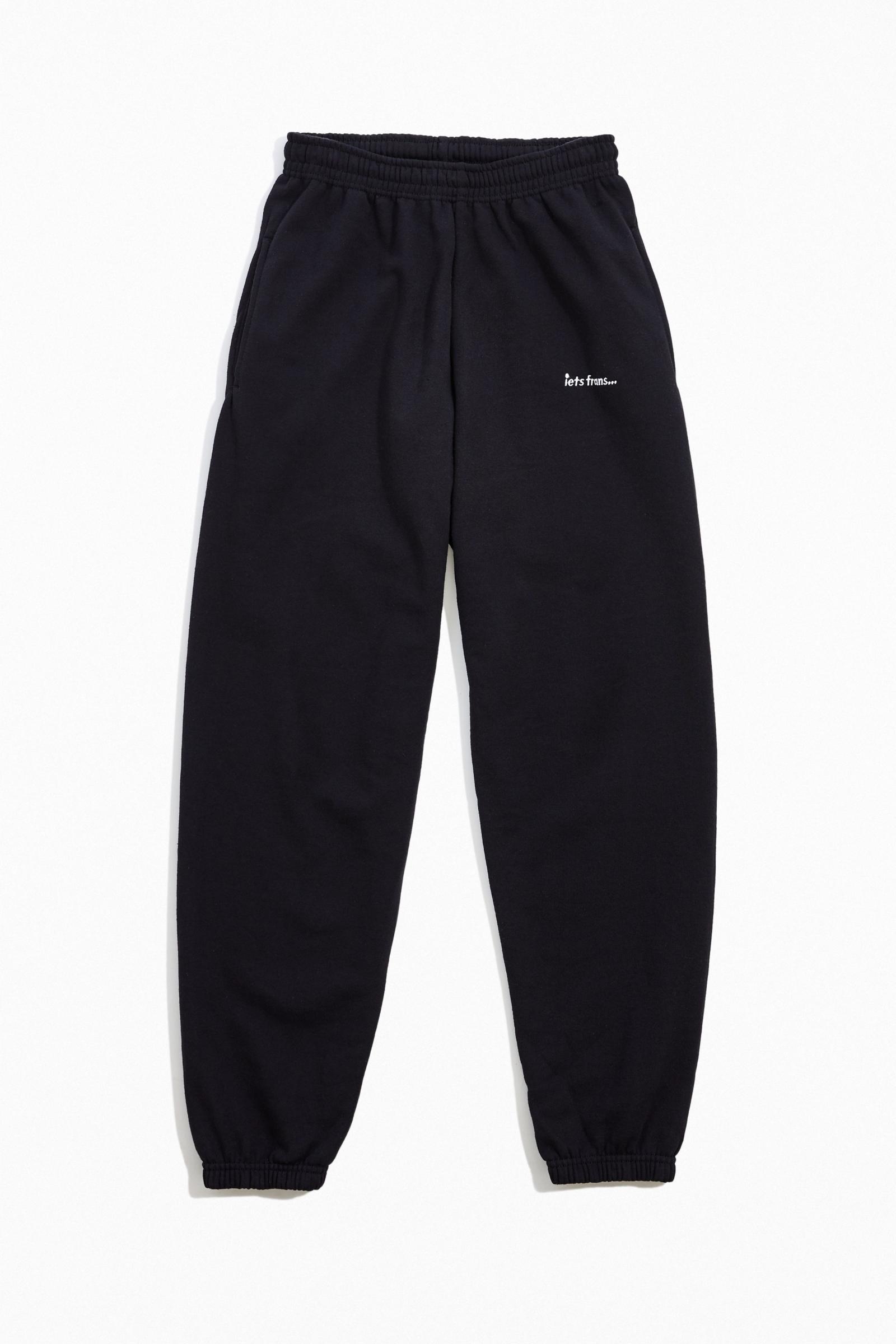 iets frans orange joggers