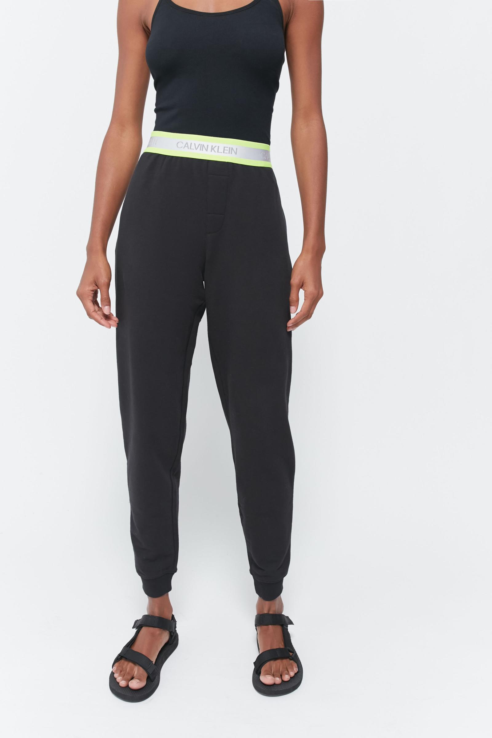 calvin klein 霓虹logo运动裤