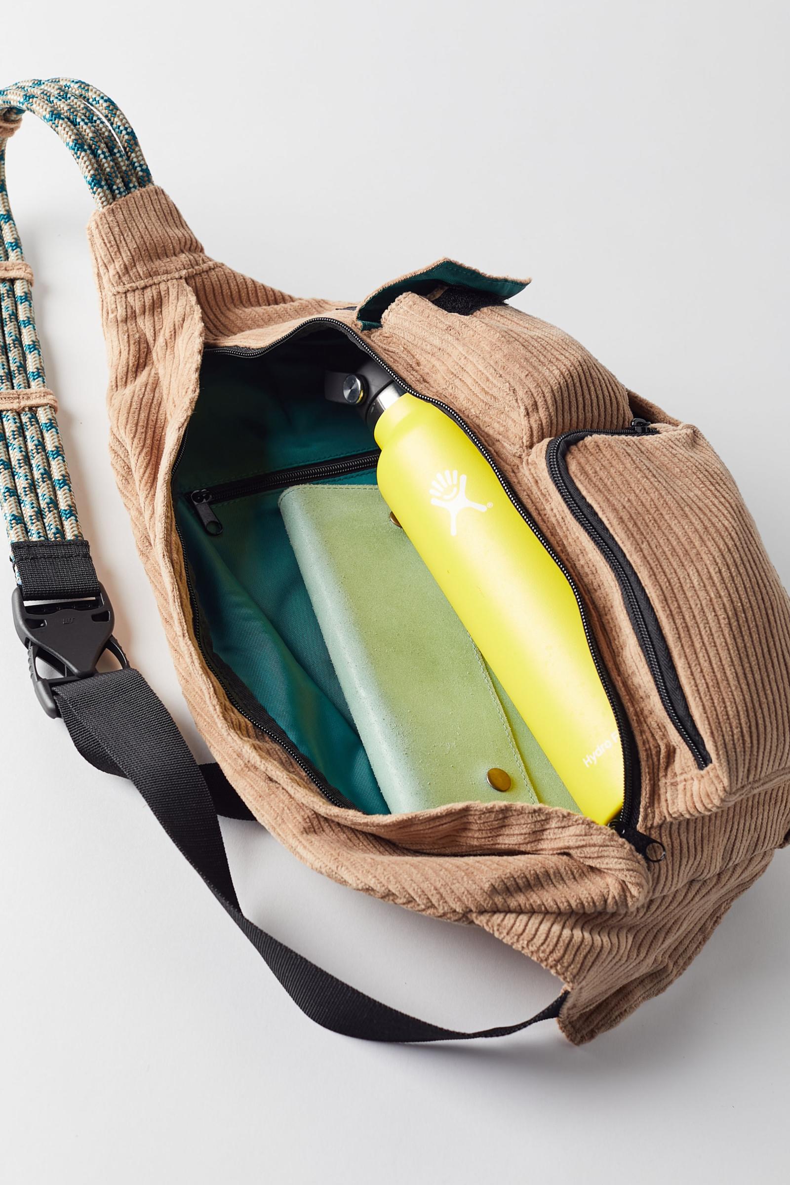 KAVU Corduroy Rope Sling Bag Urban Outfitters Australia