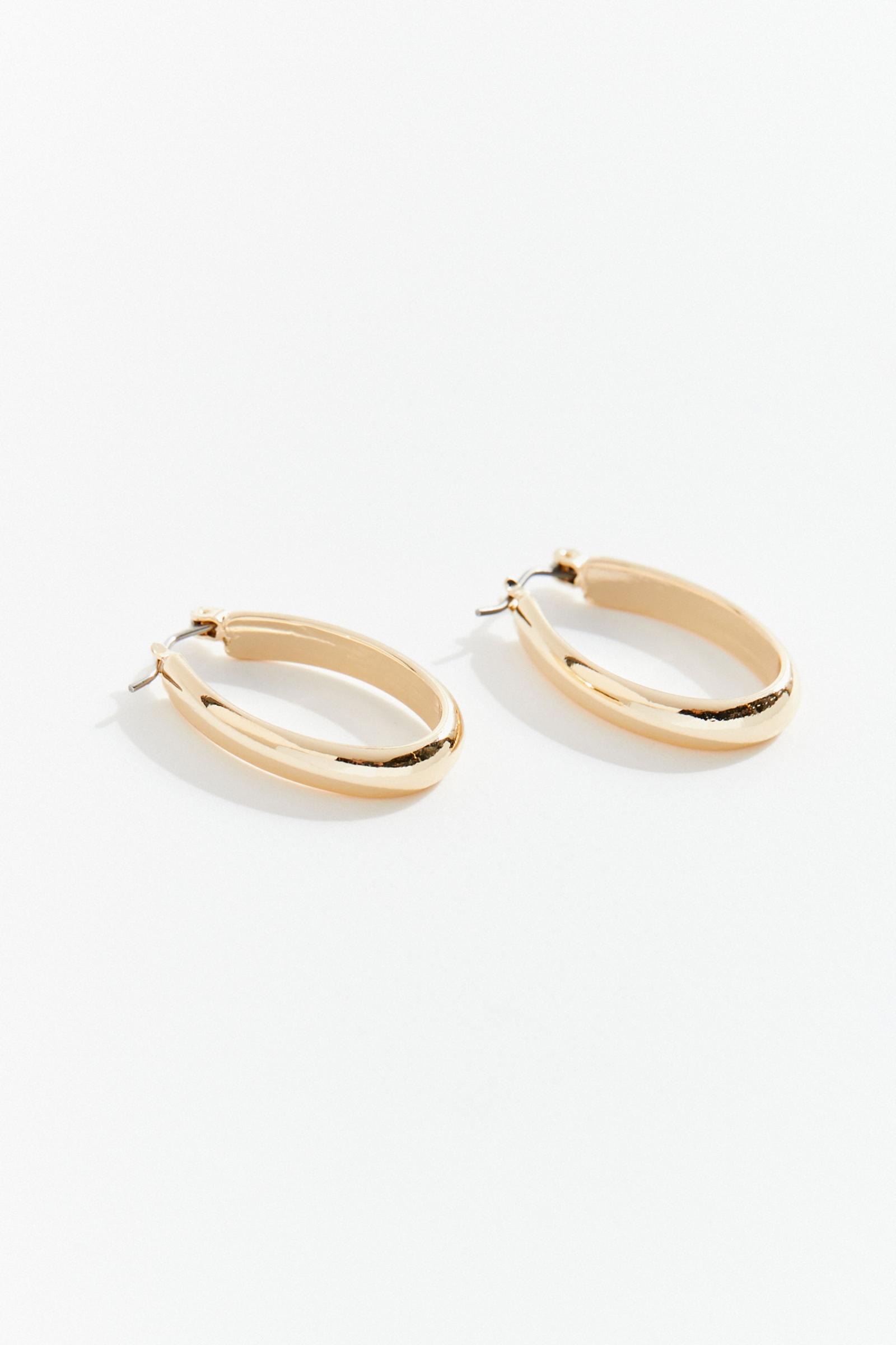 Oval Hoop Earring 香港Urban Outfitters