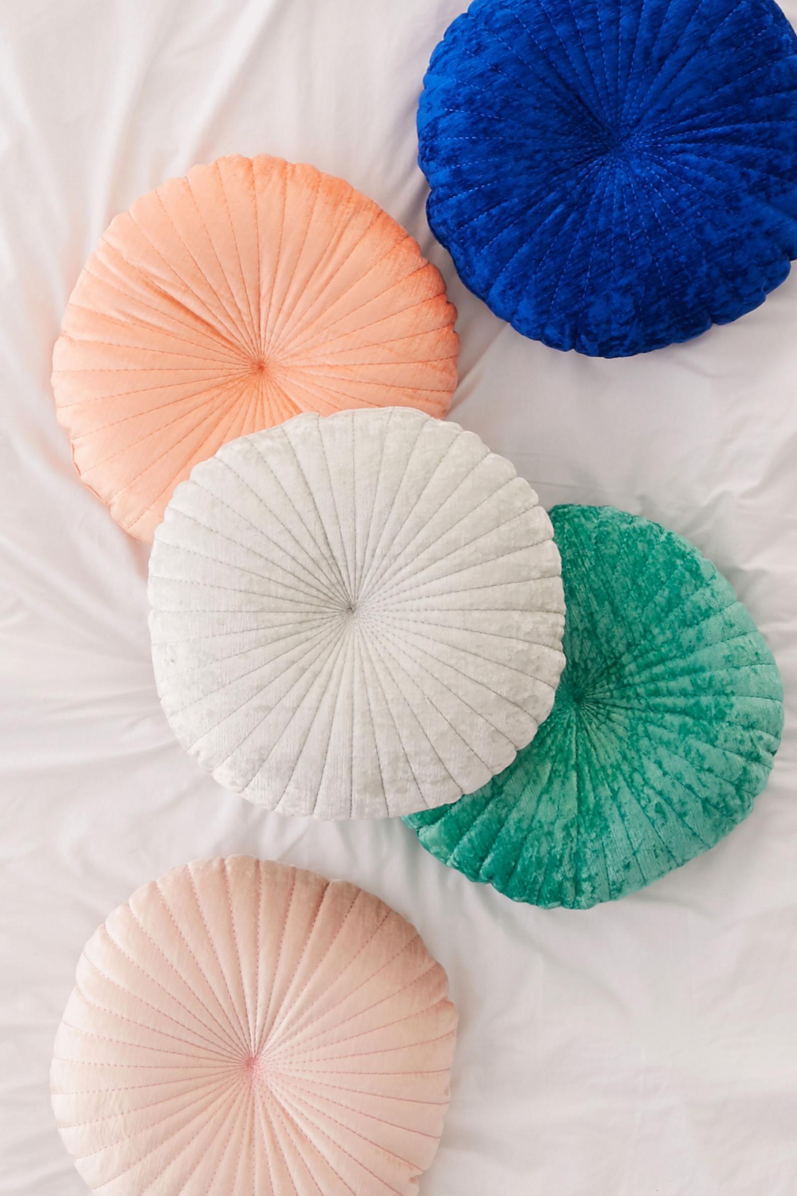 Shelly Round Velvet Throw Pillow Urban Outfitters Singapore