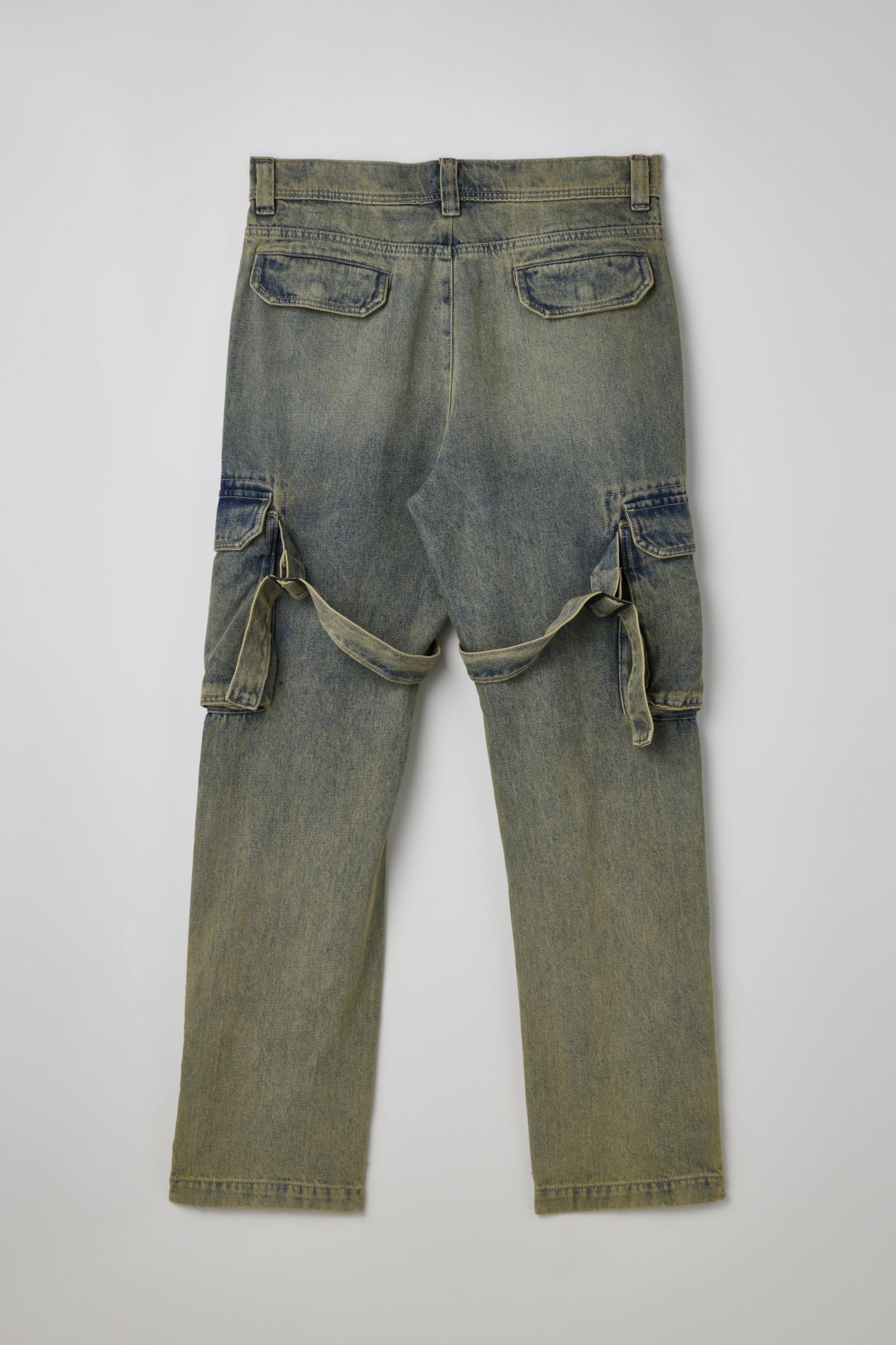 Standard Cloth Standard Cloth Herringbone Twill Flared Cargo Pant