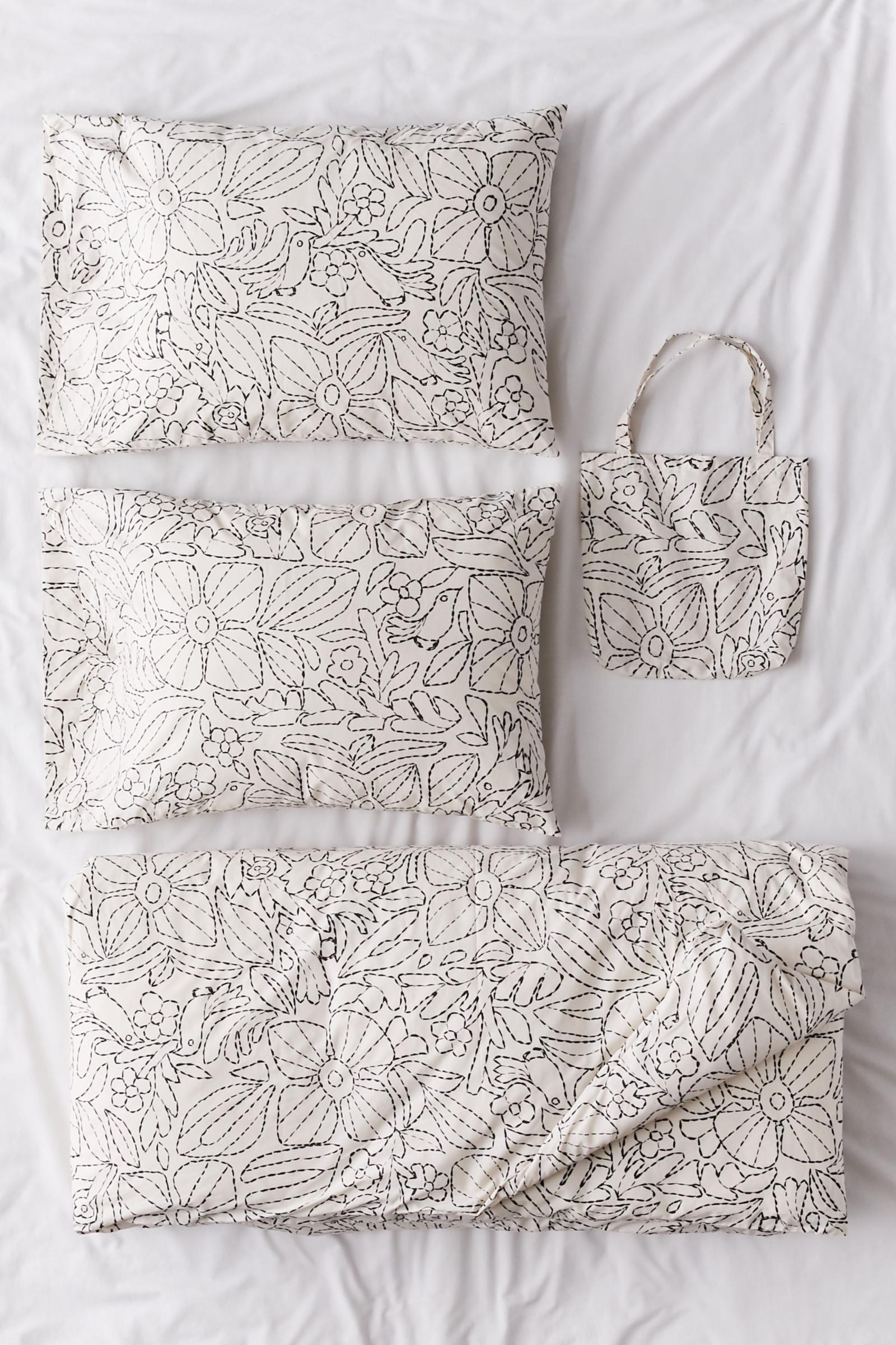 Kacy Stitch Print Duvet Set Urban Outfitters Singapore
