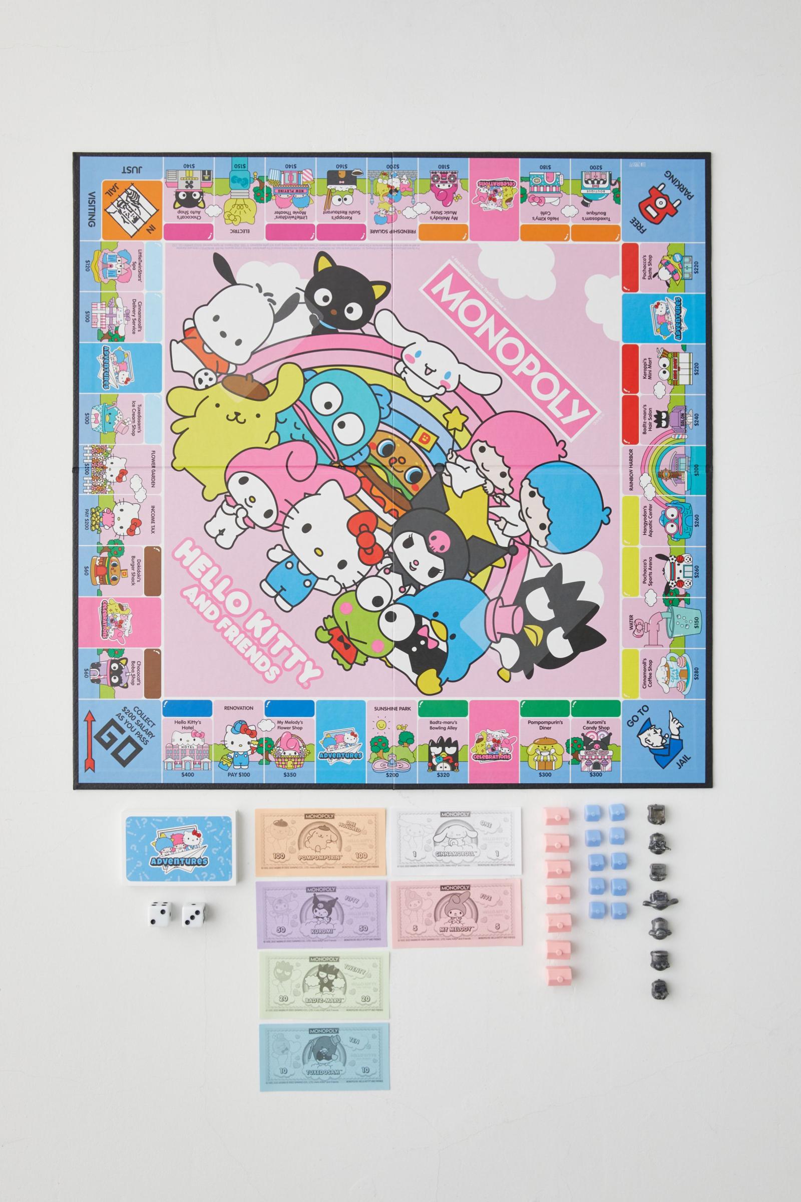Urban Outfitters Monopoly: Hello Kitty & Friends Board Game