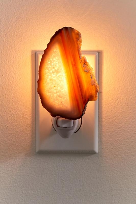 Agate Crystal Night Light Urban Outfitters Australia