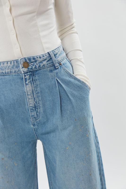 BDG Stony Pleated Wide Leg Jean Urban Outfitters Australia
