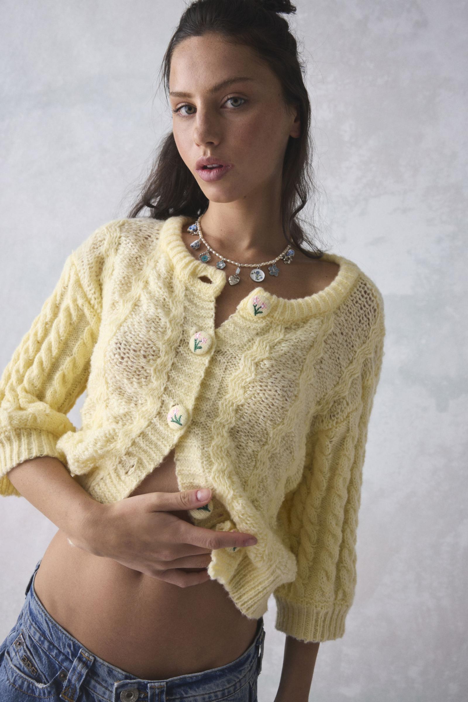 urban outfitters floral cardigan