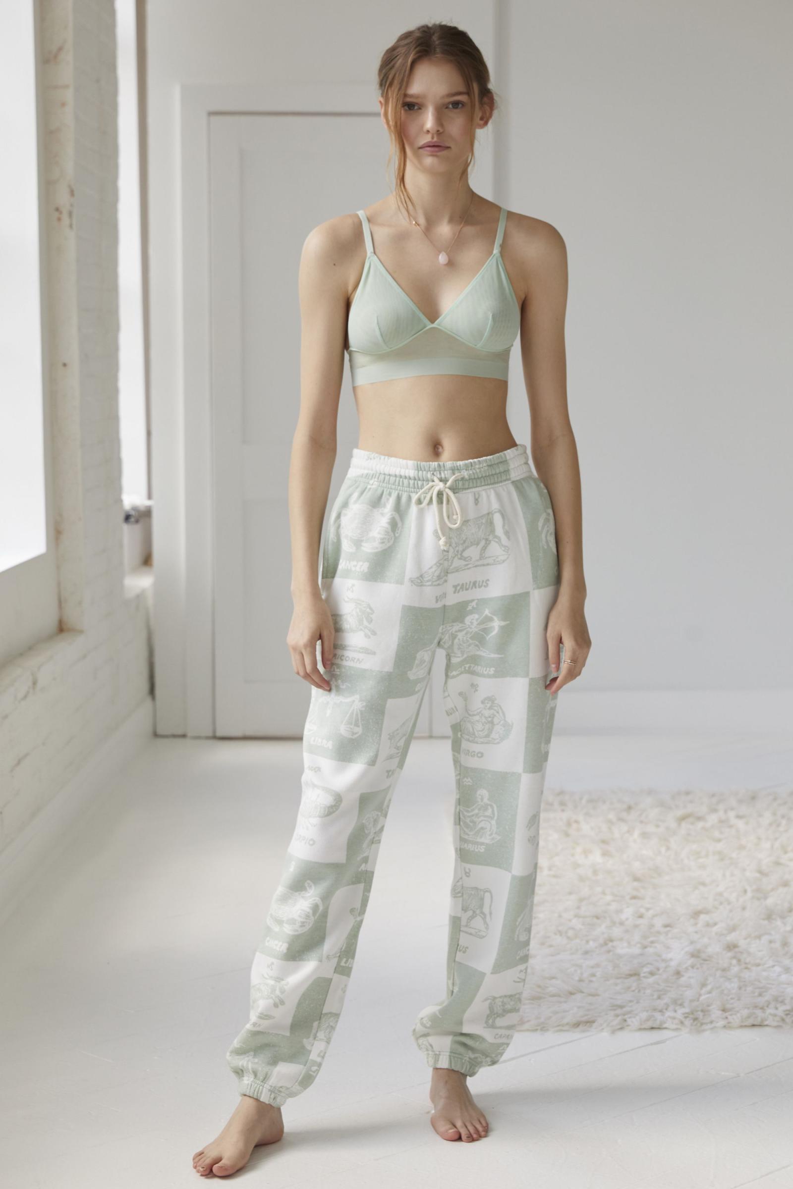 out from under kya printed fleece jogger pant