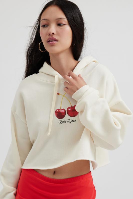 Cropped hoodie urban outfitters best sale